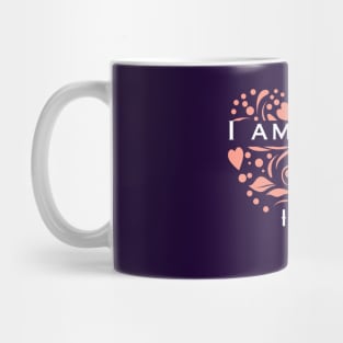 The Bell Jar quote by Sylvia Plath: I am, I am, I am. Mug